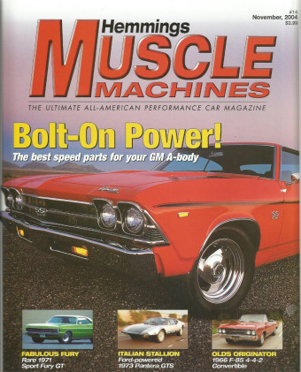 HEMMINGS MUSCLE MACHINES 2004 NOV - GTS, DRAGONSNAKE